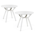 Tangkula Outdoor 20" Round Patio Bistro Table (1/2 Pack)