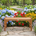 Tangkula 40” Outdoor Backless Bench for Deck Entryway Porch Indoor