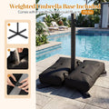Tangkula 8x8 FT Patio Umbrella with Base Included
