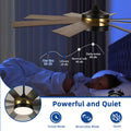 Dextrus 60 in Modern LED Outdoor/ Indoor Ceiling Fan with Remote Control