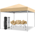 GVDV Canopy Tent, 10x10 Ft Easy Pop up Outdoor Canopy Tent, Portable Straight Leg Gazebo Instant Canopy, Blue