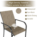 AECOJOY Patio Dining Chairs Set for 4, Stackable Textilene Patio Chairs
