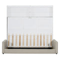 Queen Murphy Bed with Sofa - 2 - in - 1 Design, Storage Solutions & Dual - Piston Mechanism