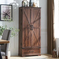 72 - Inch Tall Farmhouse Kitchen Pantry Cabinet - Stylish Storage Cupboard
