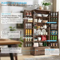 72 - Inch Tall Farmhouse Kitchen Pantry Cabinet - Stylish Storage Cupboard