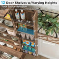 72 - Inch Tall Farmhouse Kitchen Pantry Cabinet - Stylish Storage Cupboard