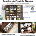 72 - Inch Tall Farmhouse Kitchen Pantry Cabinet - Stylish Storage Cupboard