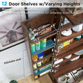 72 - Inch Tall Farmhouse Kitchen Pantry Cabinet - Stylish Storage Cupboard