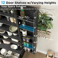 72 - Inch Tall Farmhouse Kitchen Pantry Cabinet - Stylish Storage Cupboard