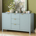 Buffet Sideboard Featuring 3 Adjustable Shelves, 3 Drawers, and Soft - Close Doors
