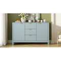 Buffet Sideboard Featuring 3 Adjustable Shelves, 3 Drawers, and Soft - Close Doors