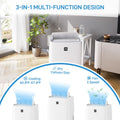TROPOW 14000BTU Portable Air Conditioners Cool up to 750 Sq.ft, 4 in 1 Portable AC Unit with Remote Control/Dehumidifier/3 Speeds Fan/Sleep Mode