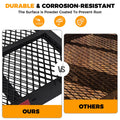 HECASA Hitch Mounted Cargo Carrier Mobility Scooter and Wheelchair Carrier Rack with Loading Ramp Luggage Basket Disability Medical Lift Rack