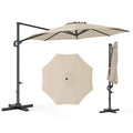 Tangkula 10ft Patio Umbrella with Aluminum Pole