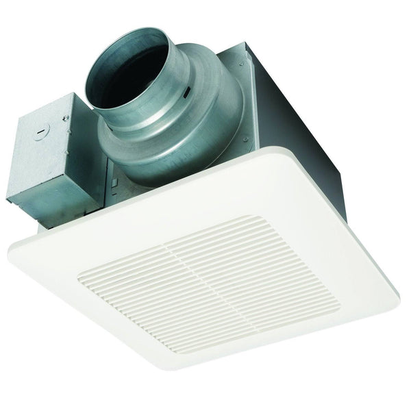 Panasonic FV-0511VQ1 WhisperCeiling Fan, 50-80-110 CFM, Square Grill