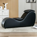 MUZZ Yoga Chair, Curved Yoga Chaise Lounge for Adults Stretching Exercising Relaxing, Chaise Lounge Chair with Adjustable Mats