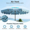 Tangkula 9 FT Patio Umbrella with Base Included