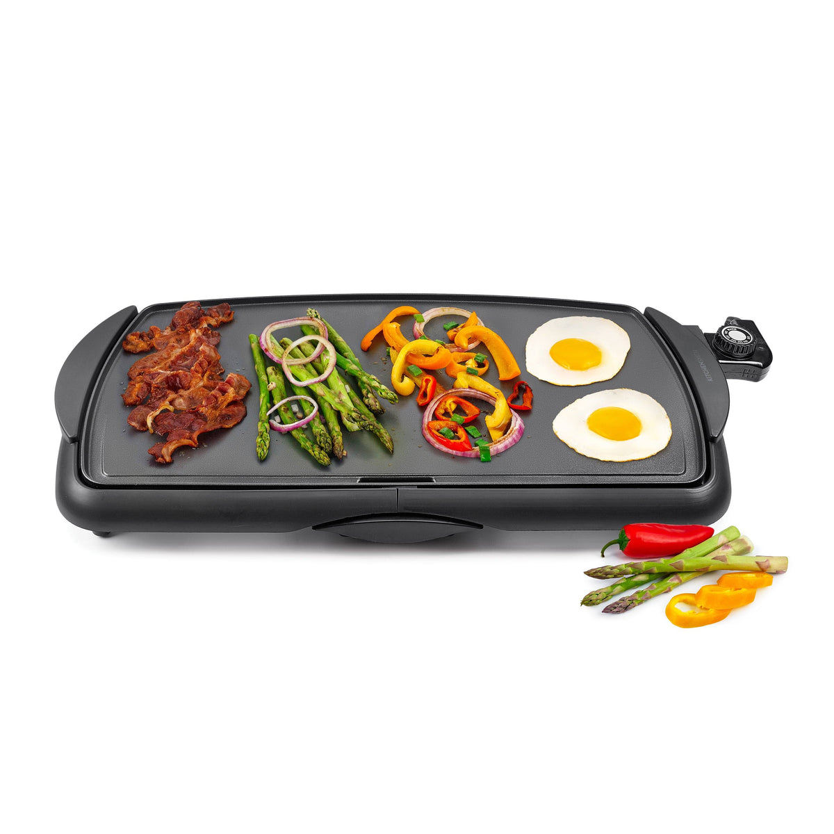 Kitchensmith by Bella Family - Size 10 x 20" Electric Griddle