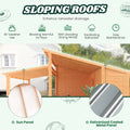 AECOJOY 20' × 12.5' Outdoor Wooden Gazebo with Storage Room