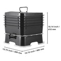 VEVOR 5 - Tray Worm Composter, 50 L Worm Compost Bin Outdoor and Indoor, Sustainable Design Worm Farm Kit, for Recycling Food Waste, Worm Castings, Worm Tea, Vermiculture and Vermicomposting