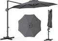 Tangkula 10ft Patio Umbrella with Aluminum Pole