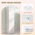 Tangkula Slim Bathroom Storage Cabinet with Door