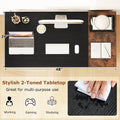 Tangkula 48" Writing Desk with Spacious Tabletop for Home Office