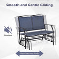 Tangkula 2-Person Patio Swing Glider Bench
