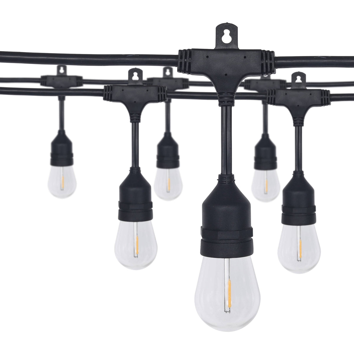 Honeywell 48 ft Outdoor String Lights, Commercial Grade Waterproof LED Patio 15
