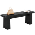 Fnova 48" Wooden Two - Person Backless Entryway Bench with Under - Bench Storage for Outdoor Garden, Living Room, Bedroom, Dining Room, Hallway