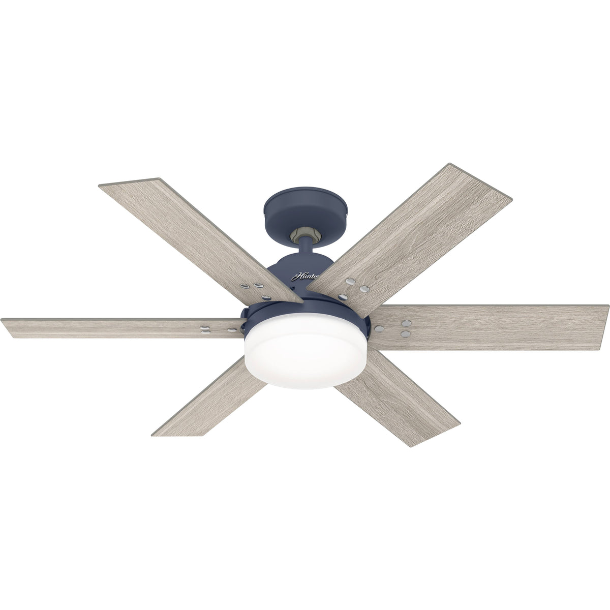 Hunter Pacer Ceiling Fan with LED Light - Indigo Blue - 44 in
