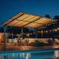 AECOJOY 16' x 10' Gazebo Outdoor Pergola for Patio,10x16 Pergola Carport