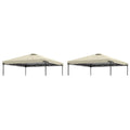 Home Decor 2pcs 10x10ft Replacement Cover Tier Gazebo Roof Sunshade Outdoor Cover Sunshade Patio Pavilion Protective Cover