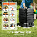 VEVOR 5 - Tray Worm Composter, 50 L Worm Compost Bin Outdoor and Indoor, Sustainable Design Worm Farm Kit, for Recycling Food Waste, Worm Castings, Worm Tea, Vermiculture and Vermicomposting