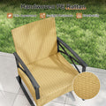 Tangkula 3 Pieces Outdoor Rocking Chairs Set for Garden