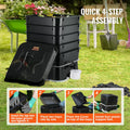 VEVOR 5 - Tray Worm Composter, 50 L Worm Compost Bin Outdoor and Indoor, Sustainable Design Worm Farm Kit, for Recycling Food Waste, Worm Castings, Worm Tea, Vermiculture and Vermicomposting