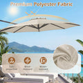 Tangkula 10ft Patio Umbrella with Aluminum Pole