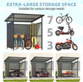 AECOJOY 6' x 6' Gazebo Outdoor Pergola for Patio, Small Lean to Hardtop Grill Gazebo