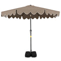 Tangkula 9 FT Patio Umbrella with Base Included