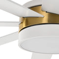 Dextrus 60 in Modern LED Outdoor/ Indoor Ceiling Fan with Remote Control