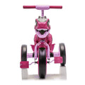 Xuanlur Kids Ride on Dinosaur Tricycle, Toddlers Kid Trike with Wide Flash Wheels, Anti - Slip Pedals, Rear Basket, Music & LED Lights, Toddler Bike