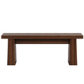 Fnova 48" Wooden Two - Person Backless Entryway Bench with Under - Bench Storage for Outdoor Garden, Living Room, Bedroom, Dining Room, Hallway