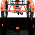 ABORON 3.0 Fat Tire Electric Trike for Senior Foldable E - Bike, 500W Motorized Tricycle Adult 20" Folding 3 Wheel Electric Commute Bike Trike W/48V