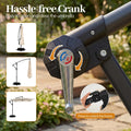 Tangkula 8x8 FT Patio Umbrella with Base Included