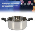 Gibson Home 71 Piece Stainless Steel Silver Cookware Combo Set