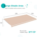 AECOJOY 16'x10' Manual Retractable Awning Sun Shade, Patio Awning Canopy