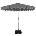 Tangkula 9 FT Patio Umbrella with Base Included