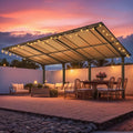 AECOJOY 20' x 10' Outdoo Gazebo for Patio, Large 10x20 Pergola Carport