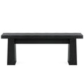 Fnova 48" Wooden Two - Person Backless Entryway Bench with Under - Bench Storage for Outdoor Garden, Living Room, Bedroom, Dining Room, Hallway