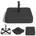 AECOJOY Patio Umbrella Base, 220 lbs Heavy Duty Sand Filled Weighted Umbrella Stand with 2 Sandbags